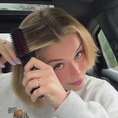 the first smart styling brush for short hair