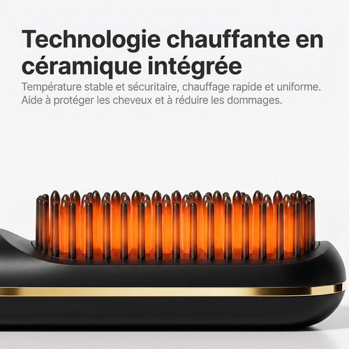 the first smart styling brush for short hair